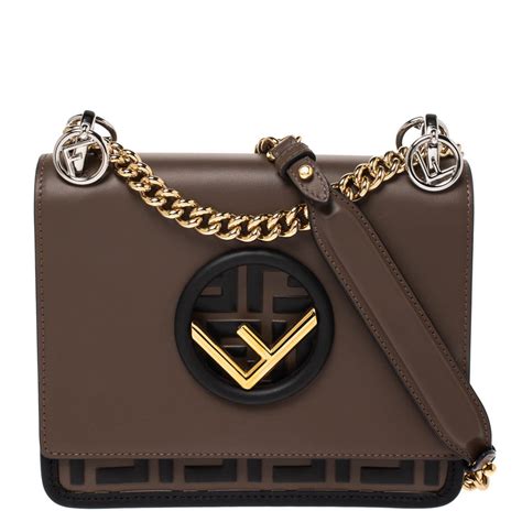 fendi kan i f mini bag|Fendi zip pocket shoulder bags.